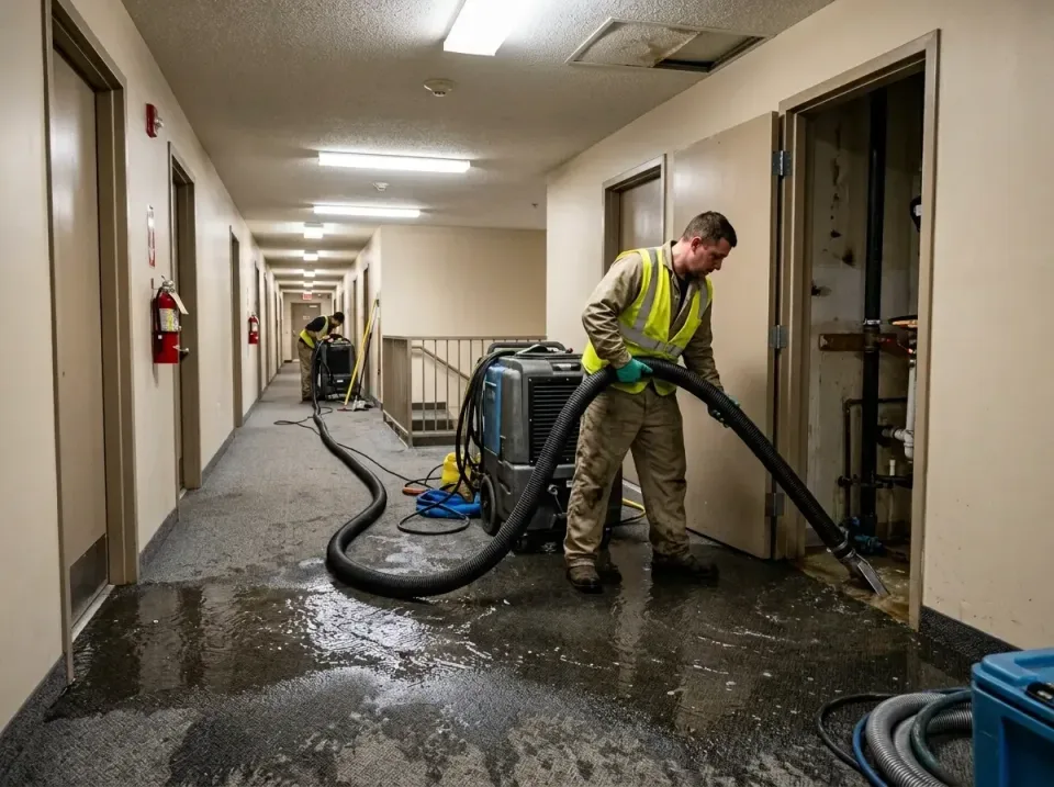 multi-unit-apartment-hallway-f-005 — frequently asked questions, Emergency Burst Pipe Water Extraction & Removal in Tarpon S…